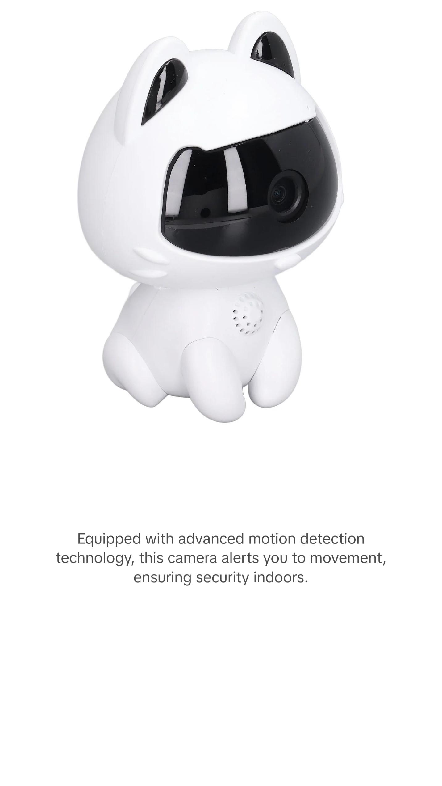 Wireless Security Camera Motion Detection Two Way Voice Robot Pet Shape Indoor Monitoring Camera General's Mansion