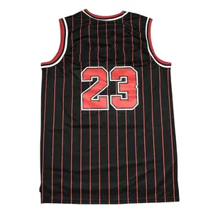 Men's Classic-Design Sleeveless stitched Basketball Jerseys Black shirt 1997-98