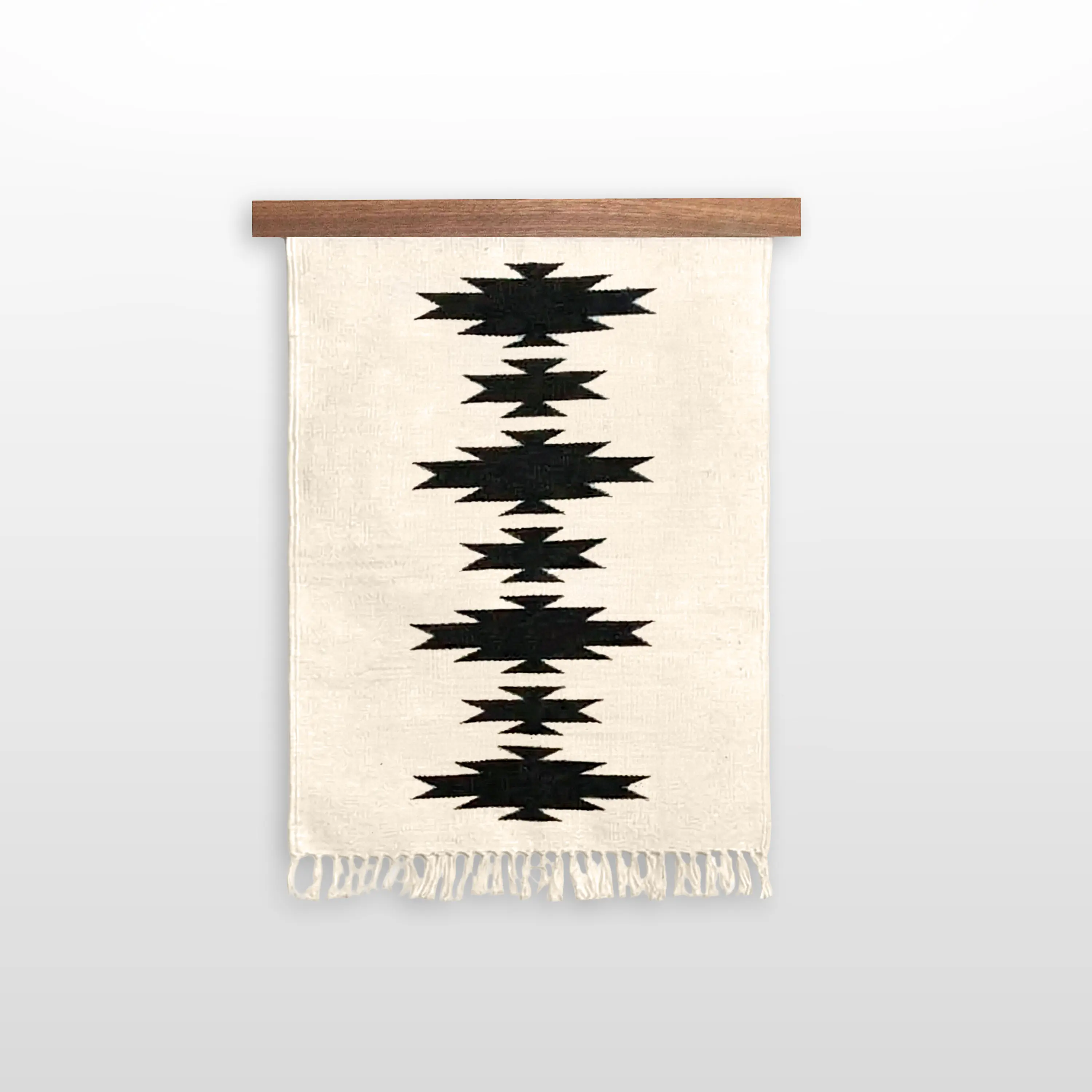 Chysto (Pure) Wool Rug / Wall Hanging + Hemlock Wood Rug Hanger ($240 value)