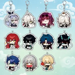 Honkai Star Rail Keychain [#20 DESIGNS] - Jingliu HuoHuo Guinaifen Topaz Figures Key Chain, Cute, Durable, And Perfect For Bags, Keys, Or Gifts. Great For Daily Use Or As Thoughtful Little Gifts For Your Friends And Yourself.