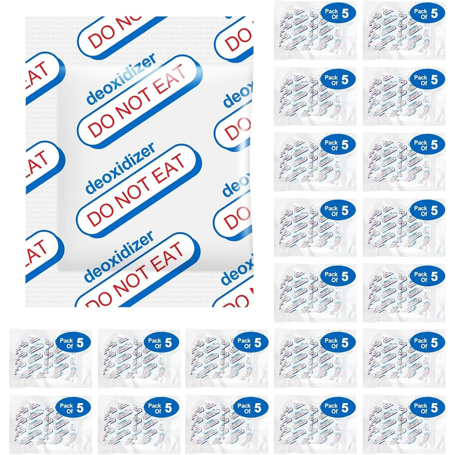 400cc  Absorbers for  Storage - 100 Count (20x Packs of 5) - for Long Term  Storage & , Mylar Bags, Canning, Harvest Right Freeze Dryer, Dehydrated, and Preserved Foods