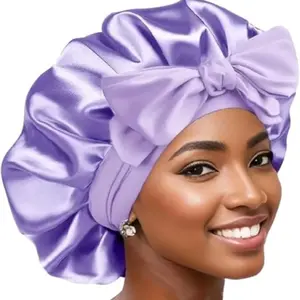 Bonnet Queen Silk Bonnet for Sleeping, Satin Bonnet Hair Bonnet, Bonnet for Men & Women, Adjustable Tie Bonnet, Sleeping Cap, Hair Care Cap