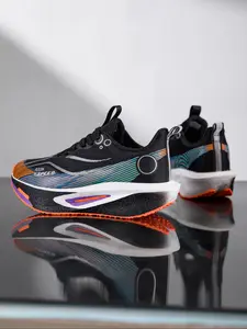 Couple Sport Shoes High Elasticity Strong Grip Breathable Mesh Anti-Slip Wear-Resistant Sole Comfortable Trendy Outdoor Sports