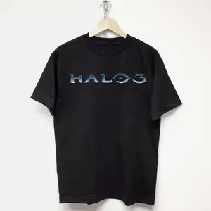 Halo 3 Ad Campaign Tee, Classic T-Shirt, Retro gaming tee from the 2000s, Y2k Casual T-Shirt, Menswear Top Unisex T-shirt