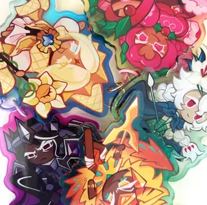 Ancient Cookies Cookie Run Kingdom Acrylic Keychains, CRK Keychain Charm, Cute, Durable, And Perfect For Bags, Keys, Or Gifts. Great For Daily Use Or As Thoughtful Little Gifts For Your Friends And Yourself.