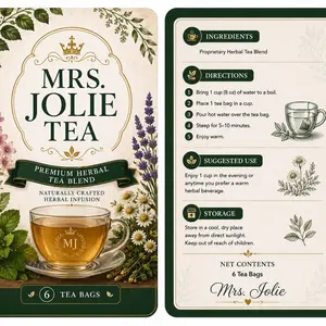 Mrs. Jolie Premium Herbal Tea Blend - 12 Tea Bags