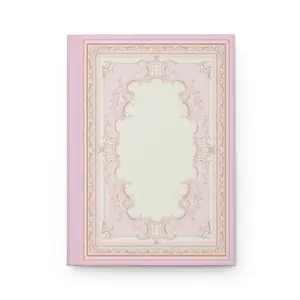 Pink Rococo Princess Journal  Baroque Ornate Hardcover Notebook, Coquette Aesthetic Diary, Princess Gift for Her, Lined Writing Journal