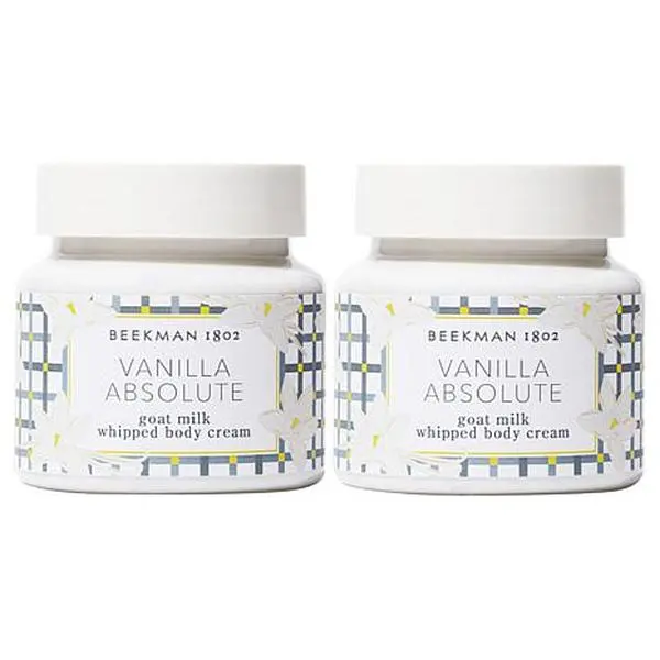 Beekman 1802 Vanilla Absolute Whipped Body Cream Duo