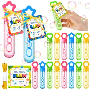 24/36Sets End of Year Bubble Wands Gifts Bulk, Summer birthday Party Favors with Cards for Kids Preschool Kindergarten Students Classroom Prizes Graduation Pool Beach Outdoor Party Gift