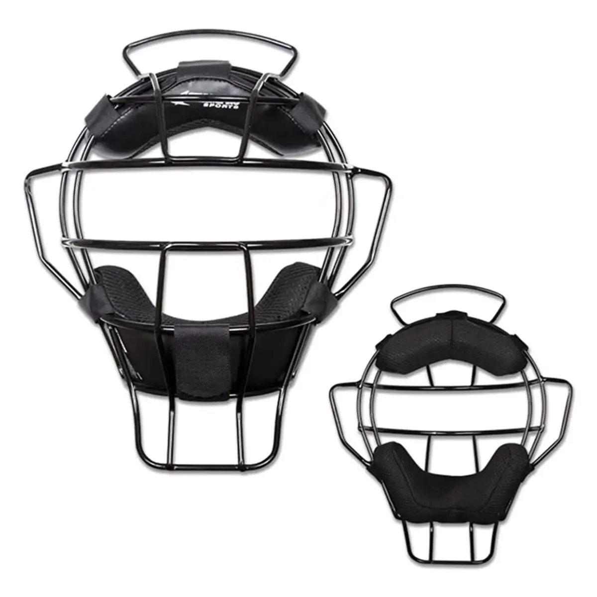 Lightweight Umpire Mask with Black Mesh Padding