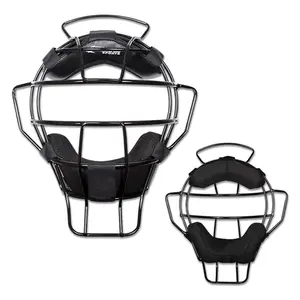 Lightweight Umpire Mask with Black Mesh Padding