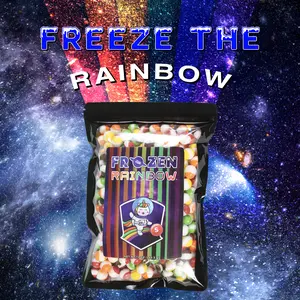 Frozen Rainbow Freeze Dried Fruity Original Flavor Sweet Snack Candies Crunch