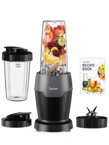 EASCANDY 7 In 1 Set Personal Blender, 900 Watts Powerful Personal Blender with 2 Pieces 24 OZ Sport Cups.