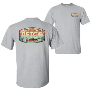 Grass Flat SS Fishing T-Shirt, Inshore Flats Fishing Graphic Tee, Coastal Angler Apparel, Soft Cotton Outdoor Shirt for Men & Women, Saltwater Fisherman Gift Idea