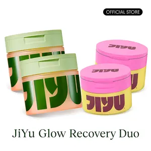 JiYu Korean Skincare Glow-Up Bundle - Toner Pads & NAD+ Anti-Aging Moisturizing Cream - Maximum Hydration, Eliminate Dark Spots, Reduce Wrinkles
