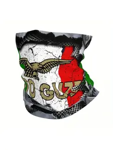 Eagle Novelty Falcon Design Multi-functional Neck Gaiter Scarf Breathable Thin Bandana Face Cover with Stretch Casual Woven Style