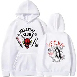 Autumn and Winter  Printed Hoodie Hellfire Club Casual Loose Pullover Men's and Women's Hoodie Accessories