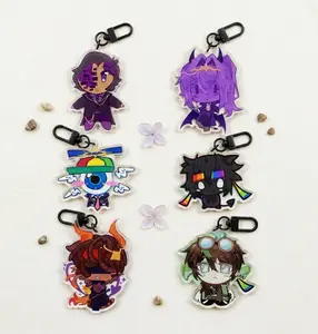 Unstable Four Universes Minecraft Acrylic Keychain, Universe MCYT Yt Translucent Acrylic Keychain, Durable, Perfect For Bags, Keys, Or Gifts