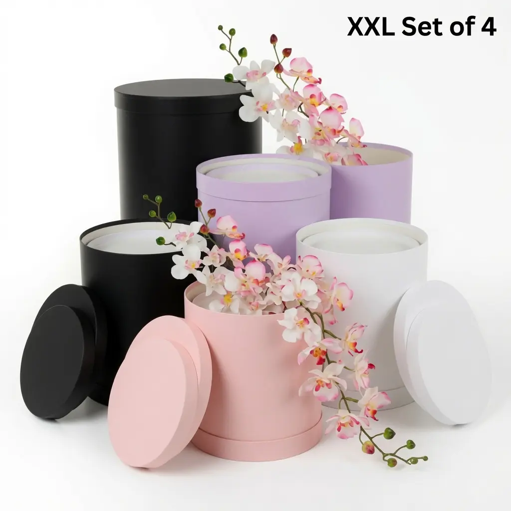 XXL Set of 4 pcs, Solid Colors