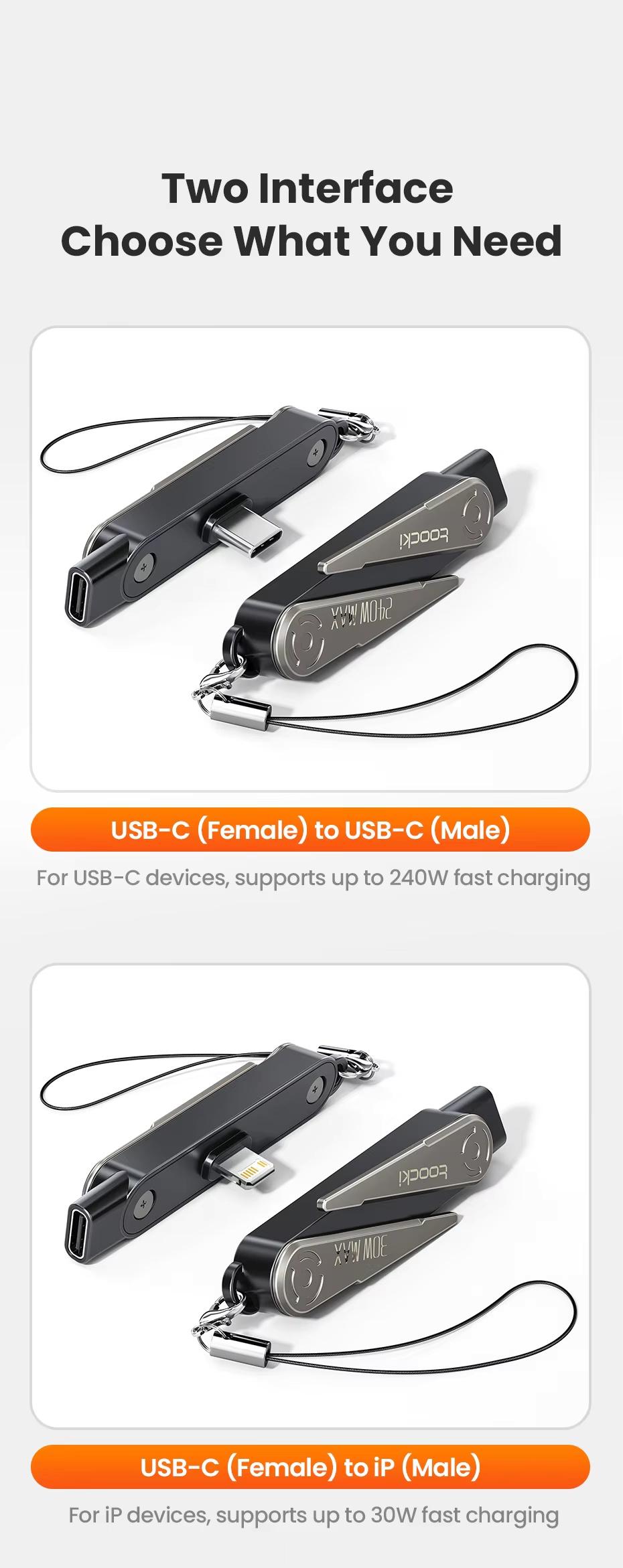 240W USB C Interface Adapter With Foldable Stand High Speed Data Transfer Plug And Play For Desktop And Home Use