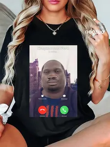 100% Cotton Unisex D'aquavious Pork T-Shirt Black John Pork Is Calling Funny Humor Outfit Graphic Printed Tee