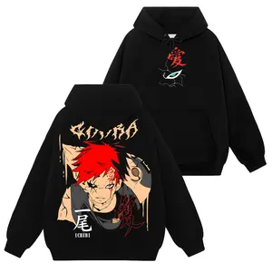 [Shinobi Shop] Limited Gaara Kazekage Hokage Shukaku - Naruto Shippuden #156 Hoodie T-Shirt Sweatshirt, Retro Vintage Unisex Graphic 90s Cotton, Gift For Wibu, Anime Manga Y2K Streetwear