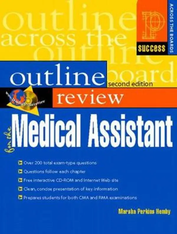 USED Book - Pearson Health Outline Review for the Medical Assistant [With CDROM] by Hemby, Marsha (Paperback) - english