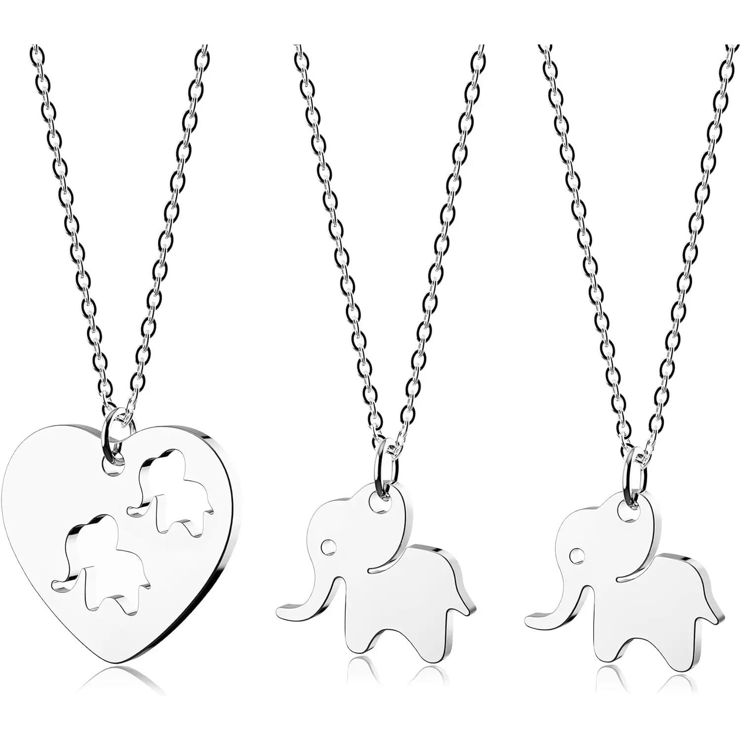 Sisters Best Friends Forever Matching BFF Necklace Set for 2 3 4,Mom Daughter Necklaces,Friendship Necklace,Christmas Birthday Gift for Women Teens BFF Sister.