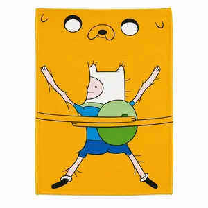 Adventure Time Blanket | Adventure Time Decorations, Home Decor, Gifts, Finn tiktokshopspringglowup, Soft Cozy Throw Blanket for Bedroom Sofa Dorm, Cute Cartoon Anime Style Plush Fleece Blanket, Kids Room Decor, Gift for Fans, Warm Lightweight Bed Cover