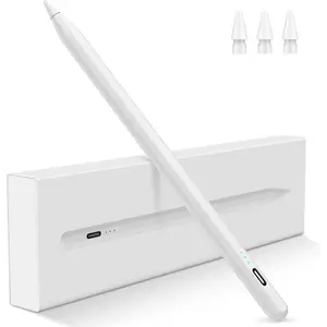 Penlike Stylus Pen for iPad 2025-2018, 15 Mins Fast Charge Pencil for iPad A16 11th/10th/9-6th Generation, Air M3 M2 11"/13"/5/4/3, Pro M4 11"/12.9"/13", Mini A17 Pro/6/5th, Tilt Sensitivity & Palm Rejection