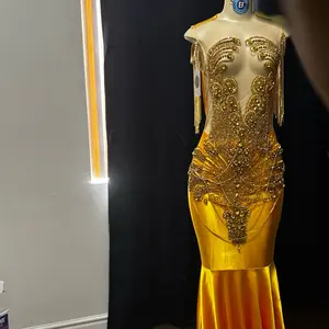 Custom Special occasion dress , prom , rhinestone