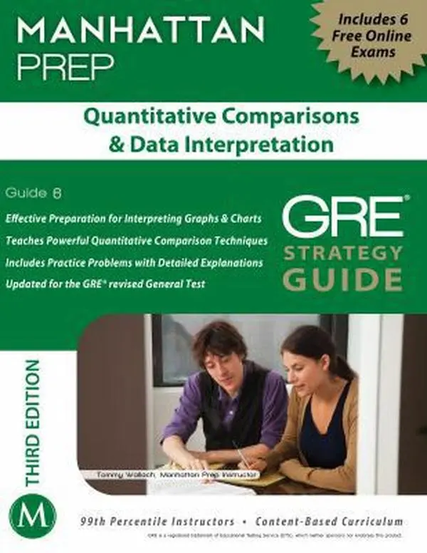 USED-Quantitative Comparisons & Data Interpretation GRE Strategy Guide, 3rd Edition (Manhattan Instructional Guides) by - Manhattan Prep (Paperback)