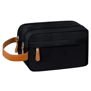 Large Travel Makeup & Toiletry Bag for Men & Women, Heavy-Duty Hanging Grooming Organizer with Multiple Compartments, Zippered Cosmetic Storage Pouch, Durable Easy-Clean Material, Spacious for Shaving, Skincare & Grooming Essentials, Perfect for Travel, G