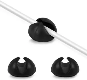 3PCS Adhesive Cable Clips – Wire Management Holders for Desk, Office & Nightstand, Keep Cords Organized and Easy to Access