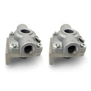 TORQUE 2 Pack of QR-1 Quick Release Valve (Replaces Bendix Haldex 229860, 229860X, 229860N, Midland KN32011) (TR229860)