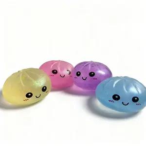（Blind Box）Glitter Dumpling Squishy ，Soft Slow Rebound Stress Relief Toy ，For Anxiety Relief, Fun & Relaxing ，Fidget Toy,  Jumbo Squishy