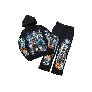 Diyos Black Hoodie/Baggy Pant Track Set Diyos Black Hoodie/Baggy Pant Track Set