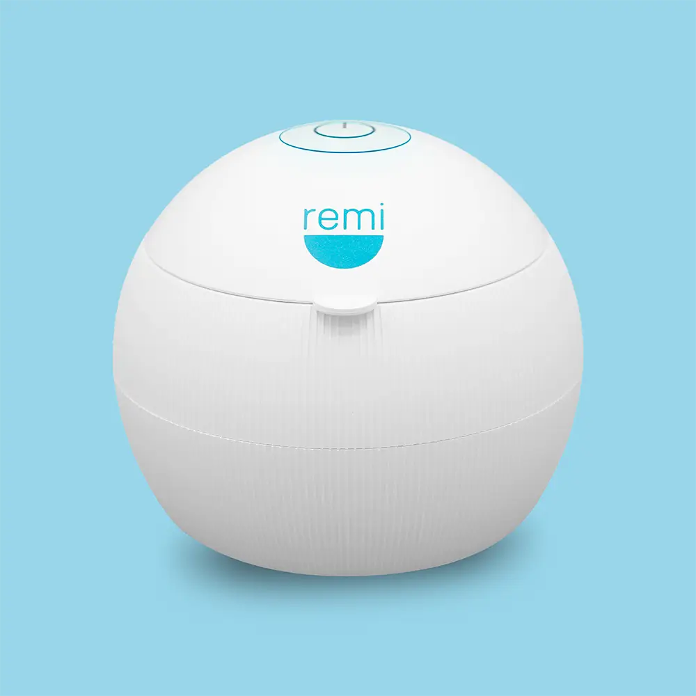 Remi Ultrasonic Cleaner - Compact, Portable, UV Chemical-Free Cleaning Device for Mouthguards, Retainers, Dentures, and Jewelry - For Oral Health