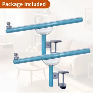 Couple Embroidery Art Cross-Stitch Stand Embroidery Frame Stand Aluminum Alloy Embroidery Frame Stand Adjustable Cross-Stitch Stand Suitable for Embroidery and Sewing (Desktop)