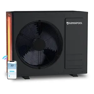 35100 BTU Electric Pool Heater For Inground Pool 10000 Gallon Above Ground Pool Heater Swimming Pool Heater Pump Heating or Cooling WiFi Control Schedule 220V 60HZ