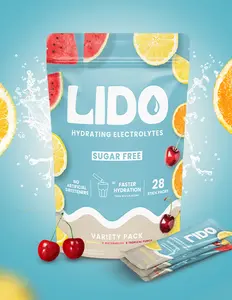 LIDO Electrolyte Mix - Variety Pack, 28 sticks, Zero Sugar Natural Beverage