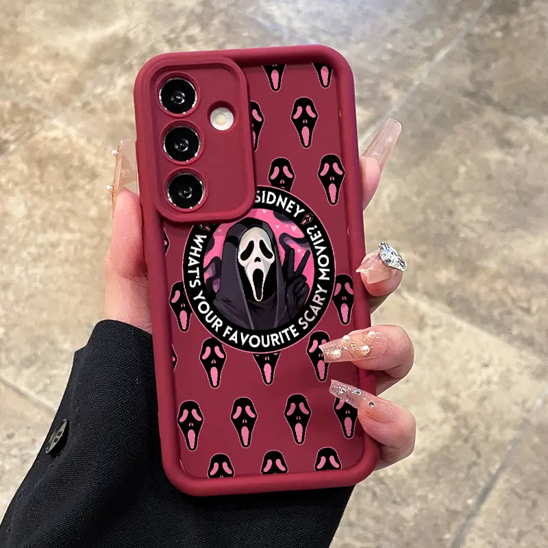 Phone case for Samsung S24 ultra plus S25 S23 S22 Ultra Plus Ghostly Greeting Advanced fashion gift Anti-Scratch Shockproof TPU Bumper Drop-proof Cover