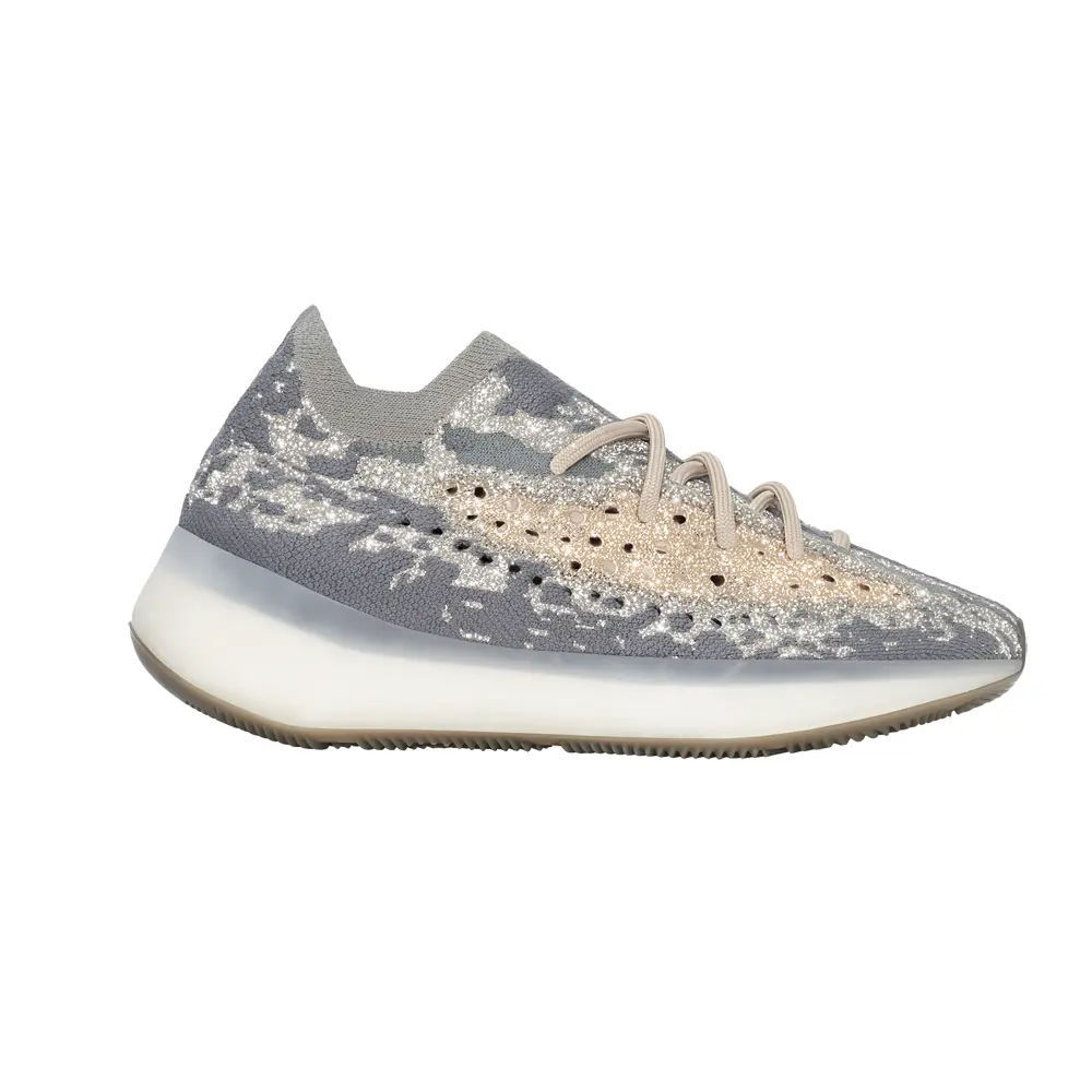 adidas Mens Yeezy Boost 380 Lace Up Sneakers Shoes Casual - Grey