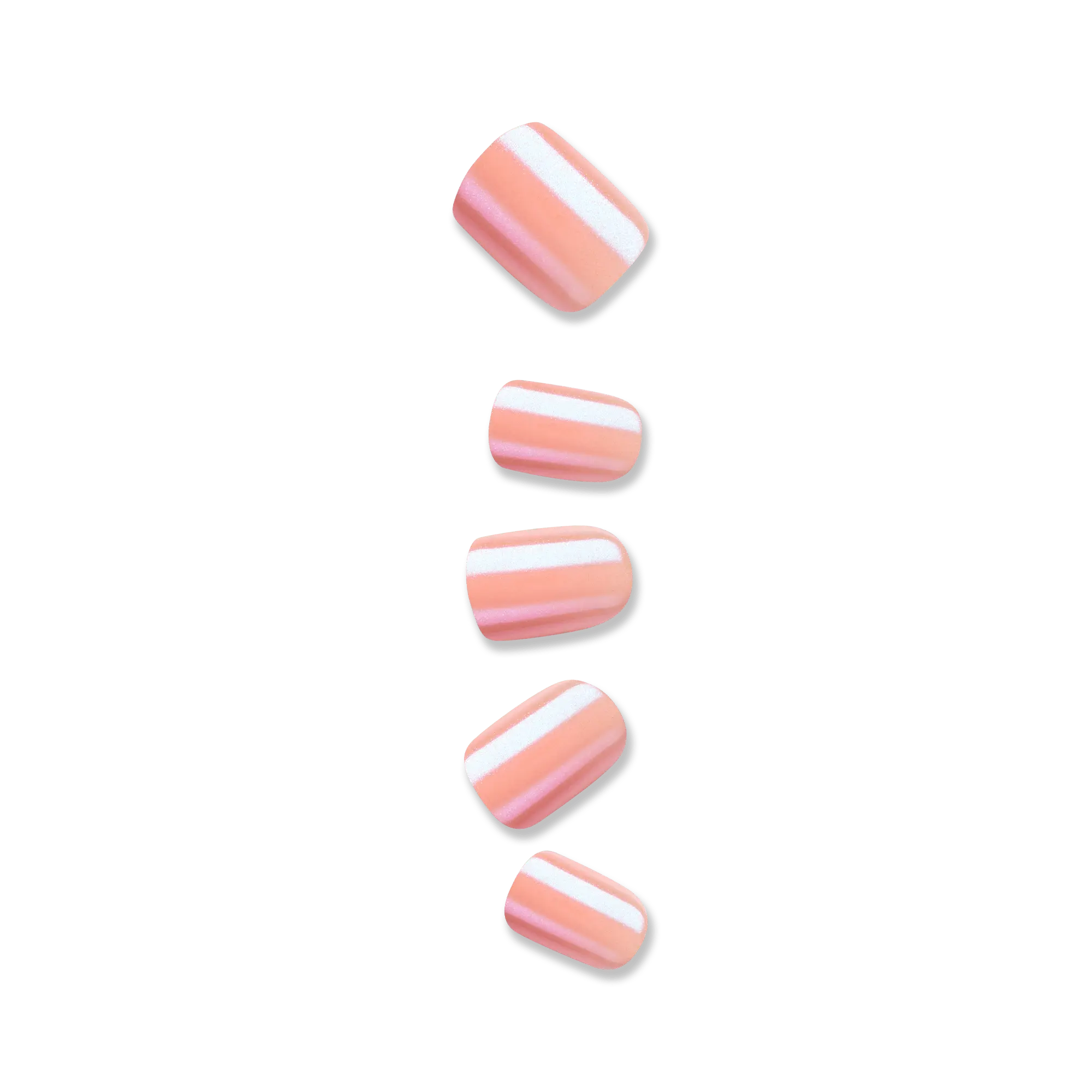 colorFX by Impress No Glue Fake Press On Nails - Satellite | Solid, Pink, Short, Squoval, Manicure