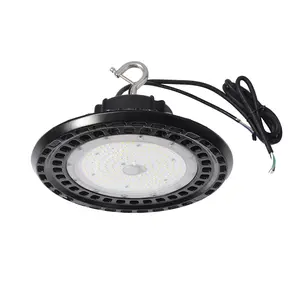 80-100-120W LED High Bay Lighting Fixture – 5000K Daylight, 120V Industrial Warehouse Light