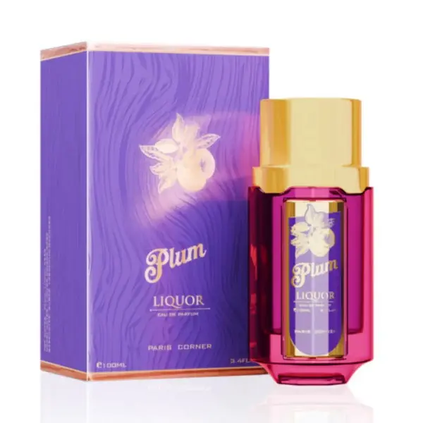 Paris Corner Plum Liquor Eau De Parfum Spray for Unisex, 3.4 Ounce