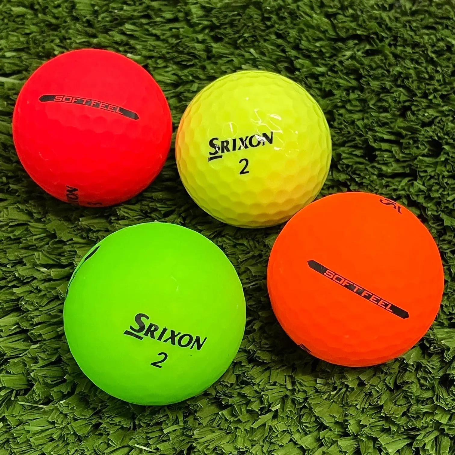 Srixon Soft Feel Color Mix Used Golf Balls Srixon Soft Feel Color Mix Used Golf Balls