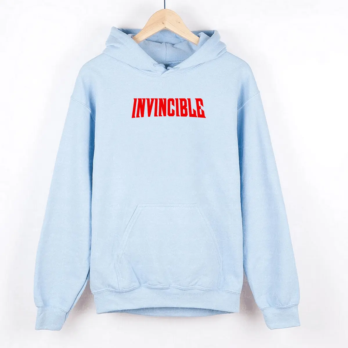 Thragg Invincible Anime Double Printed Vintage Ed Tee Unisex Heavyweight Cotton T-Shirt For Anime Fans Men Go-To Cotton Hoodie & Sweatshirt for Men & Women, Casual, Round Neck