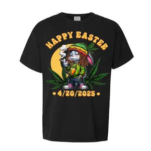 Happy 420 Easter Day Bunny Sm0king Weed Funny 420 T-shirt, Easter Day Gifts For Men For Women