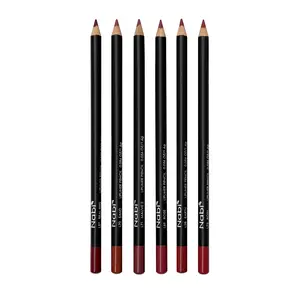 Nabi Lip Liner Pencil Set of 6 [NEW Natural Pink Tones]